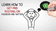 How To Get Paid Posting On Facebook And Twitter