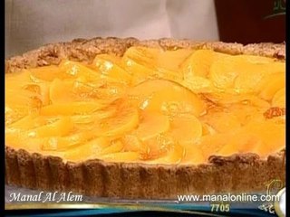 باي الكاسترد بالقرفة والفواكه - مطبخ منال العالم