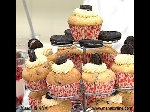 كب كيك بسكويت الشوكولاتة - مطبخ منال العالم