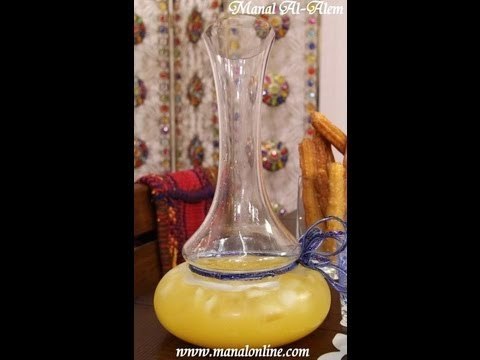 ايس تي مع عصير البرتقال والليمون - مطبخ منال العالم