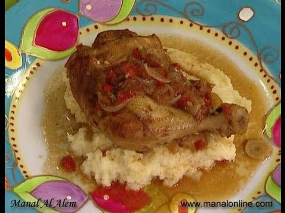 دجاج بالبطاطس علي طريقة منال - مطبخ منال العالم