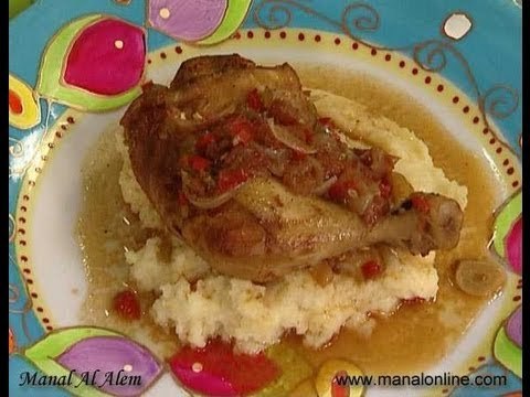 دجاج بالبطاطس علي طريقة منال - مطبخ منال العالم