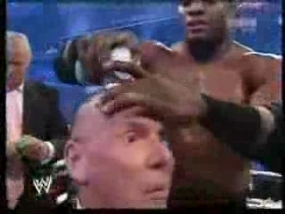 Vince McMahon shaved bald