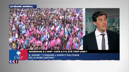 Geoffroy Didier, invité du "Grand journal" sur LCI