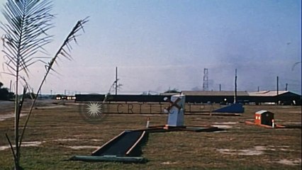 Movement of military truck convoy during Vietnam war HD Stock Footage