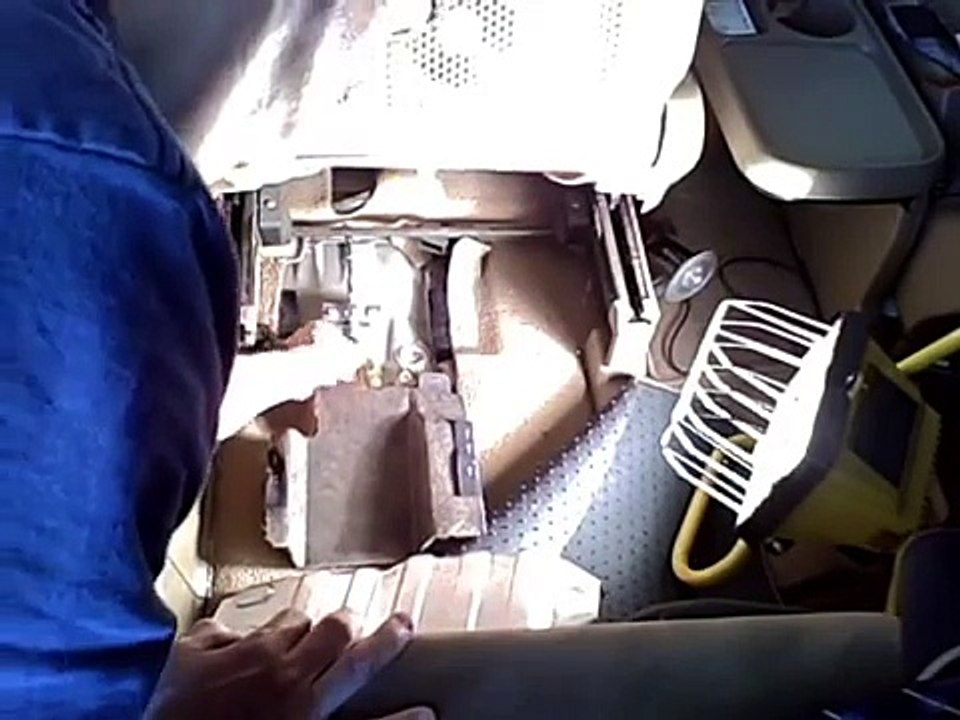 2003 Honda CRV parking brake (hand brake, e-brake, emergency brake) cable adjustment