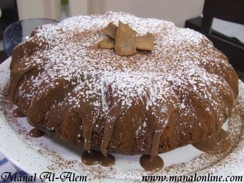كيك الزبادي بالشوكولاتة - مطبخ منال العالم