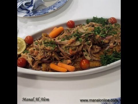 فيليه السمك بصلصة الطحينة - مطبخ منال العالم