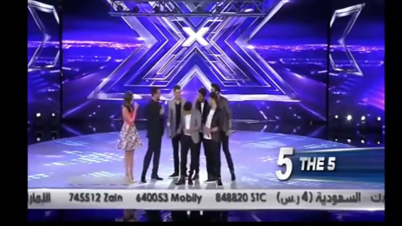 اليسا" تطلب "قبلة" من "سعيد كرموز "أحد أعضاء "the 5 " برنامج The X FACTOR