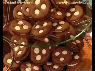 بسكويت شوكولاتة مزخرف - منال العالم