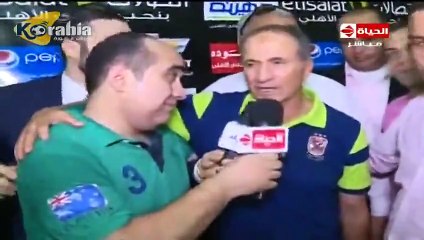 خناقة بين مهيب عبد الهادي ومراسل صدى البلد في لقائهما مع فتحي مبروك