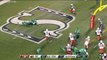 Football Fail: Two teammates crash into each going for touchdown