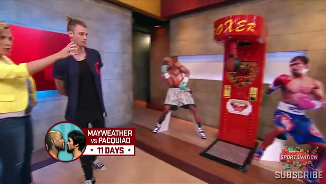 Machine Gun Kelly DESTROYS The SN Punching Machine