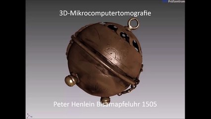 3D animation of the Pomander Watch from 1505, the world's oldest known watch
