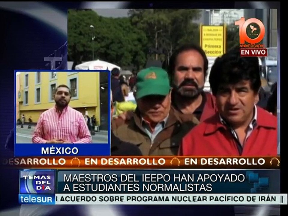 México: maestros de la CNTE rechazan eliminación del IEEP de Oaxaca