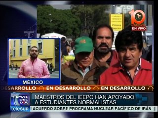 México: maestros de la CNTE rechazan eliminación del IEEP de Oaxaca