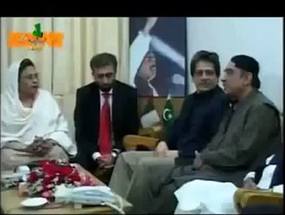 Tezabi Totay  Asif Zardari Meeting MQM Leaders
