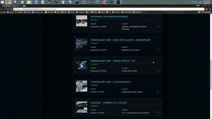 Star Citizen Hangar Sale