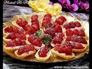 تارت الجبن بالفراولة - منال العالم