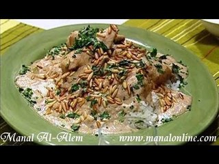 دجاج شركسية مع الأرز - منال العالم