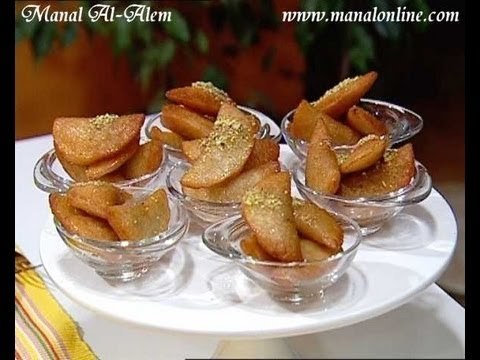 قطايف التوست بالجوز - منال العالم