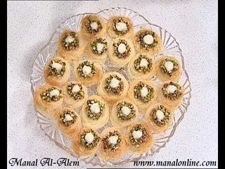 أقراص الكنافة بالقشطة - منال العالم