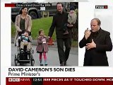 David Cameron son dies Before he died David Cameron talks on Radio about his illness