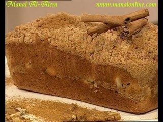 كيك التفاح المقرمش - منال العالم