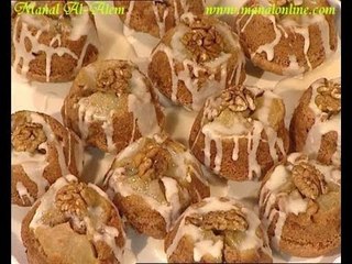 كيكات التفاح الصغيرة - منال العالم
