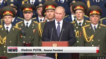 Putin says Russia will add more than 40 ICBMs to nuclear stockpile this year   푸