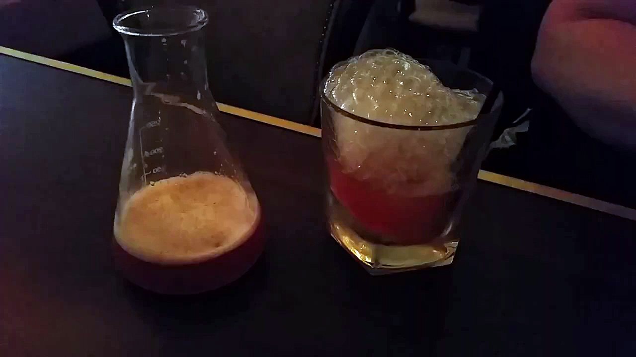 Bubbling mocktails at the Alchemist