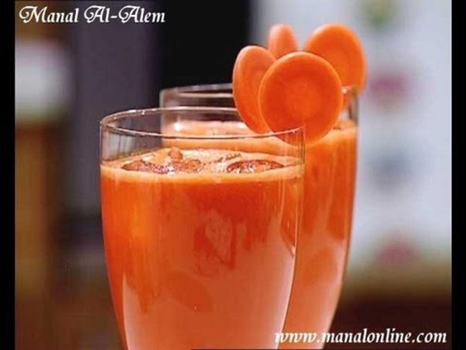 عصير البرتقال والجزر - منال العالم