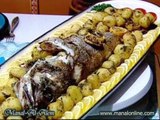 سمك مشوي مع البطاطس - منال العالم