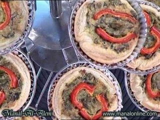 تارت السبانخ بالجبن - منال العالم