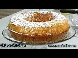 كيك الزبادي - منال العالم