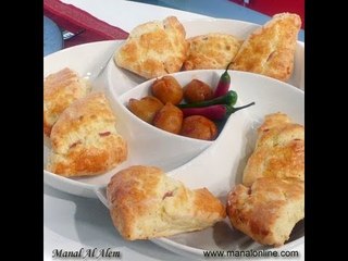 سكونز بالجبن - منال العالم