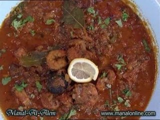 مرق الروبيان - منال العالم