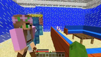 Minecraft School - VISITING SPONGEBOB'S FRIENDS IN BIKINI BOTTOM!