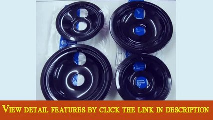 2 of WB31M20 and 2 of WB31M19 GE Range Cooktop Porcelain Drip Pan Bowls