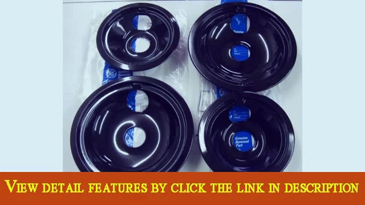 2 of WB31M20 and 2 of WB31M19 GE Range Cooktop Porcelain Drip Pan Bowls