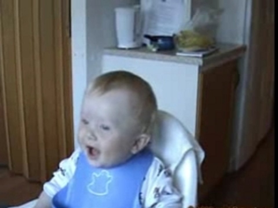 Laughing baby