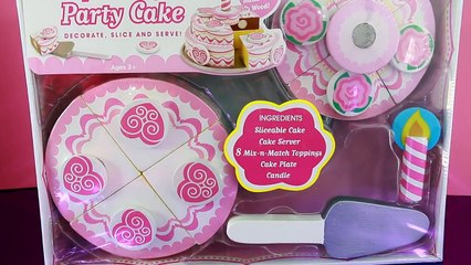 Birthday Cake Melissa & Doug Wooden Learning Educational Toys Like Cupcake Set Decorating