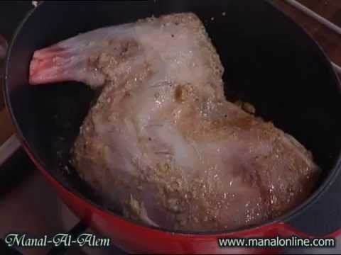 كتف الغنم مع البطاطس - منال العالم