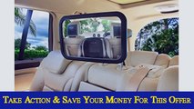 1 Back Seat Mirror Baby Car Mirror to see Baby in Rear Facing Car Seat FREE BONUS 6 Value Baby in Car Decal St