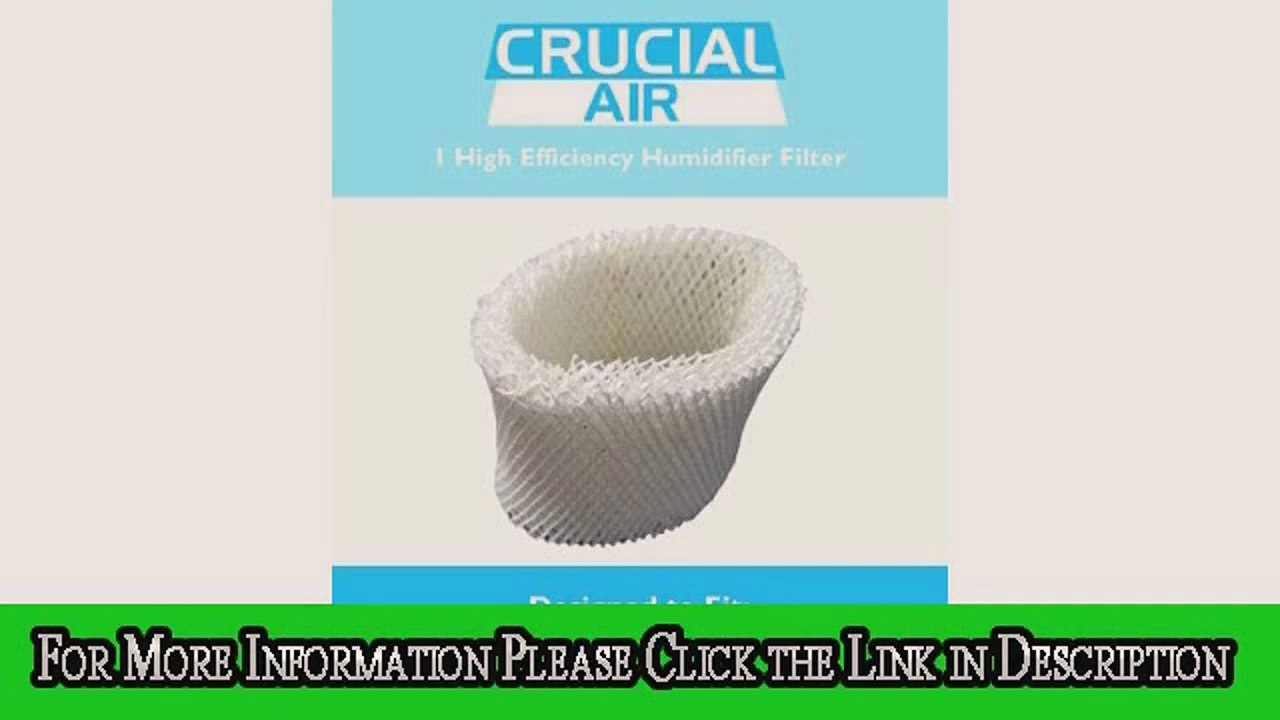 1 Vicks WF2 Humidifier Filter Fits Vicks V3500N V3100 V3900 Series V3700 Sunbeam 1118 Series and Honeywell HCM350 Se