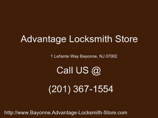 Bayonne New Jersey Locksmith Store - 24/7 Service (201) 367-1554 15% Discount