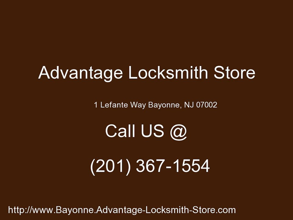 Bayonne New Jersey Locksmith Store - 24/7 Service (201) 367-1554 15% Discount