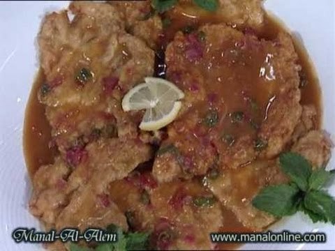 فيليه الدجاج مع صلصة الصويا - منال العالم