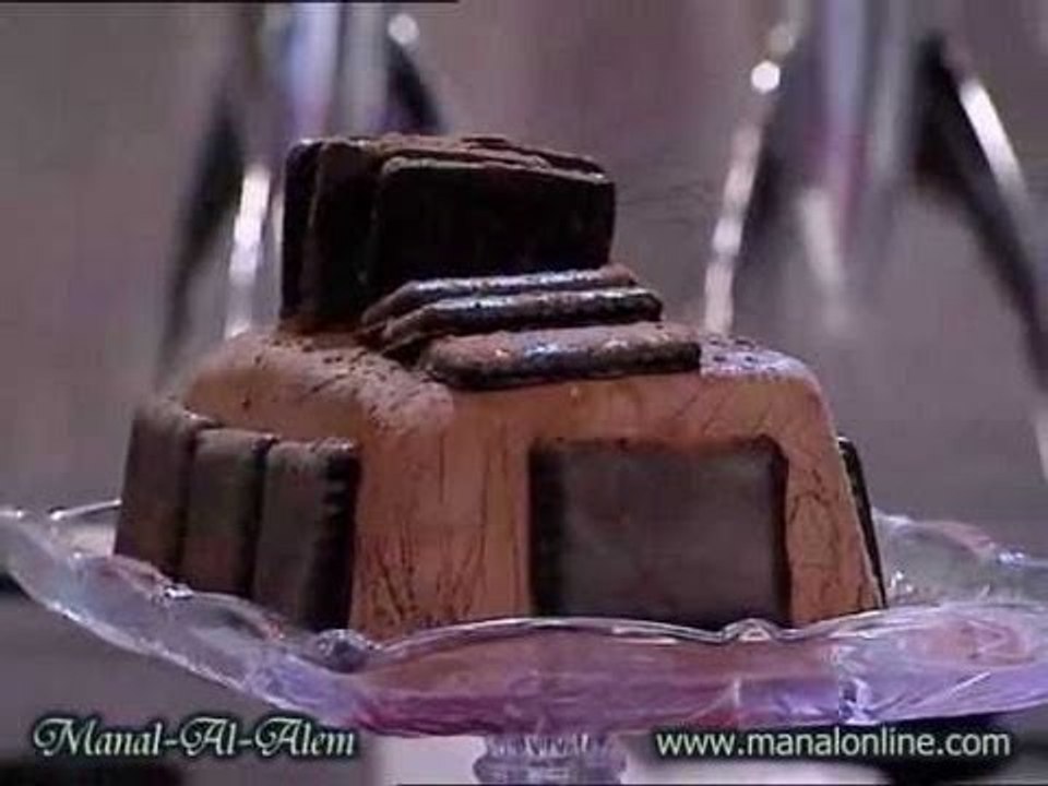 تورتة البسكويت بالشوكولاتة - منال العالم