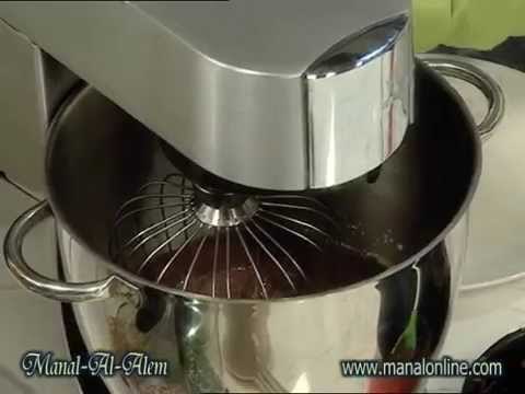 ميني كب كيك الشوكولاتة والجوز - منال العالم